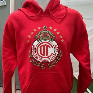 Deportivo Toluca Futbol Club Red Hoodie